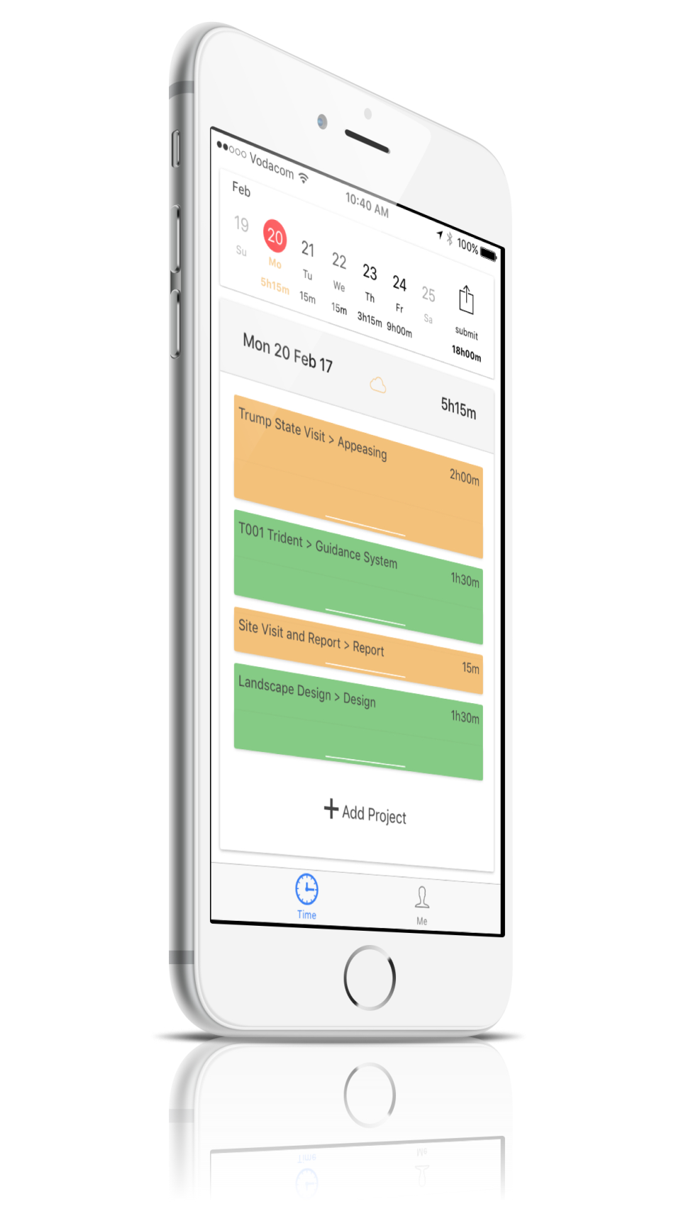 screenshot of Fresh Projects